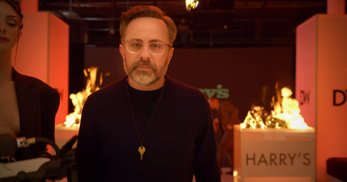 Jeremy Boreing in the Jeremy's Razors commercial