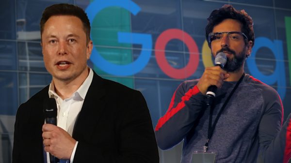 Elon Musk and Sergei Brin