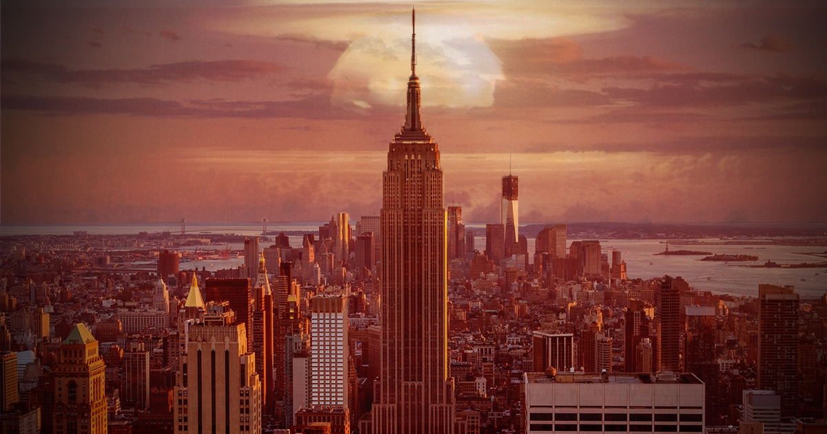 Altered image of New York