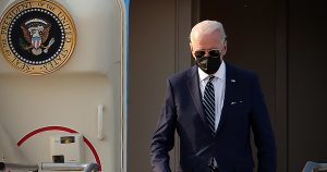 Joe Biden leaving Air Force One