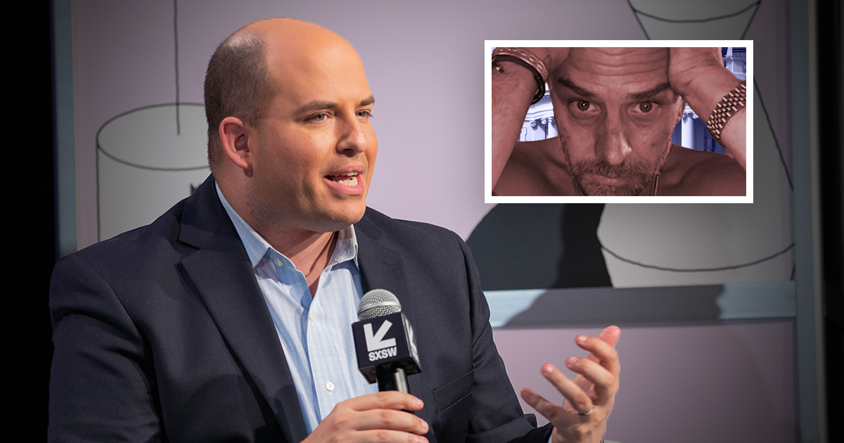 Brian Stelter and Hunter Biden