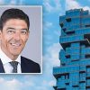 Bed Bath & Beyond CFO and Jenga Building composite