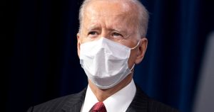 Biden wearing a face mask