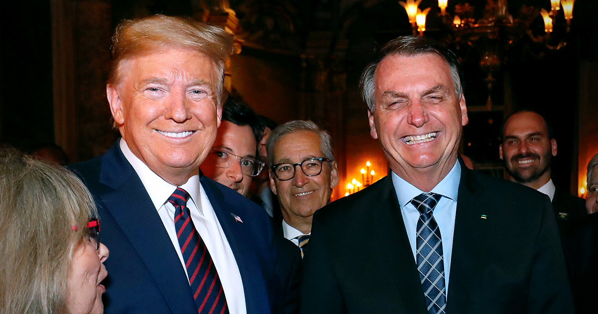Donald Trump and Jair Bolsonaro