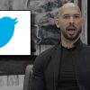 Andrew Tate and Twitter logo