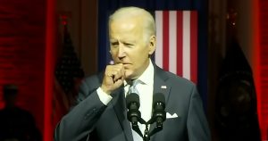 Biden coughs during his Red Sermon speech
