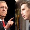 Mitch McConnell and Josh Hawley composite
