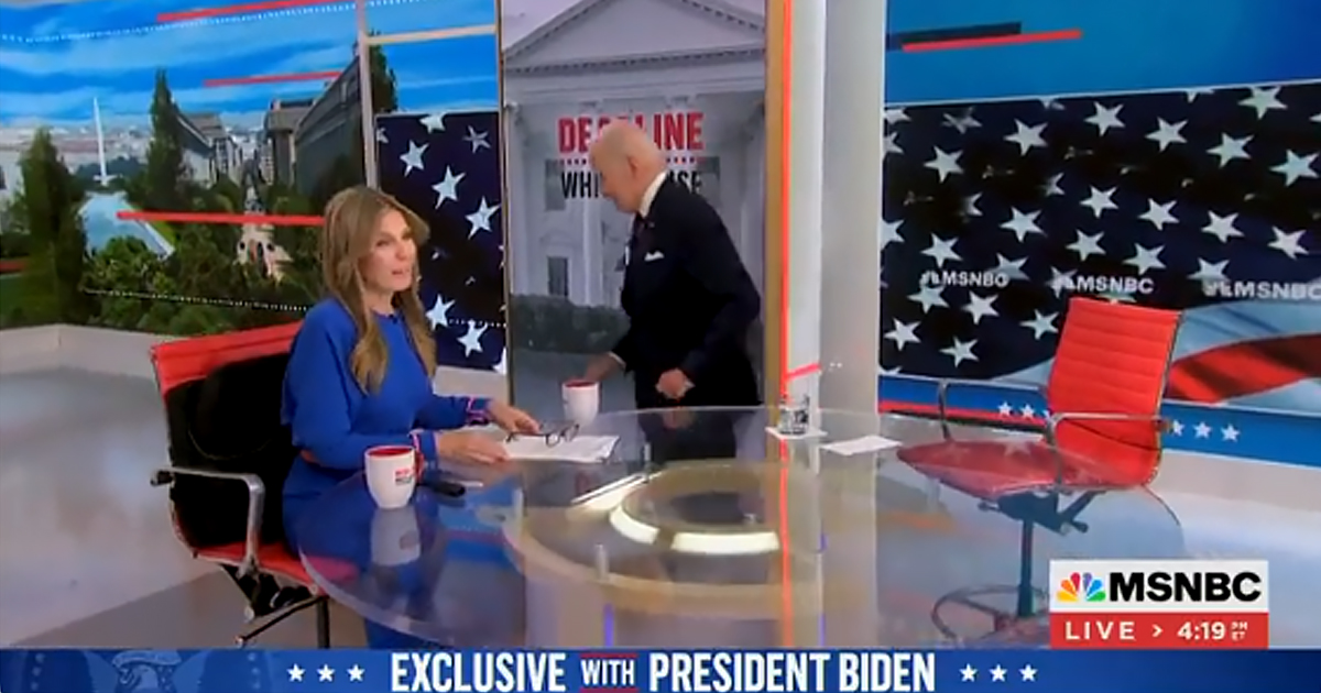 Joe Biden wandering off stage