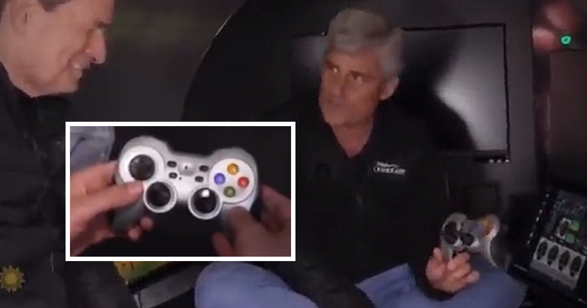 The Xbox controller used on board the Titan