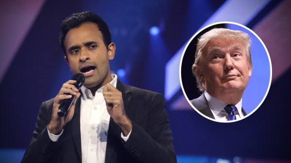 Vivek Ramaswamy and Donald Trump