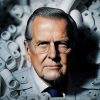 Donald Rumsfeld in a sea of plastic bits